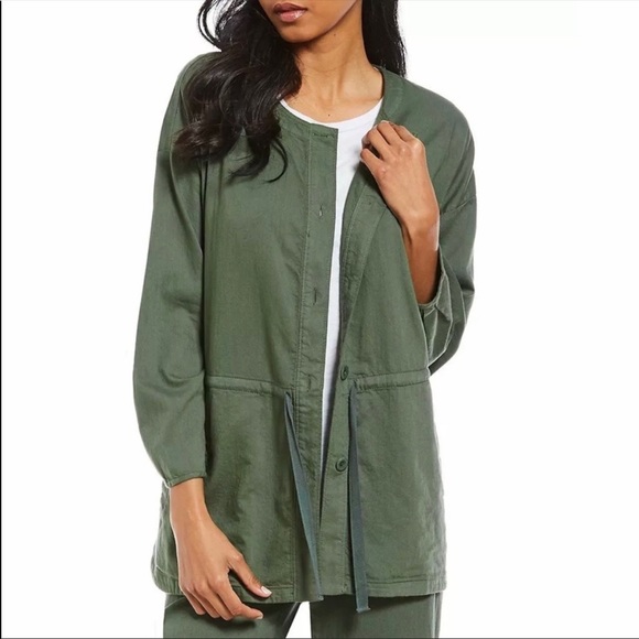 Eileen Fisher Drawstring Jacket - Picture 1 of 5